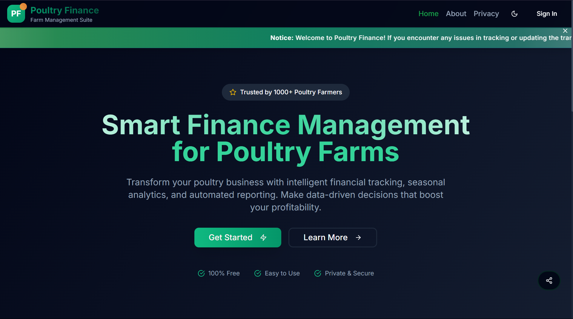 Poultry Finance